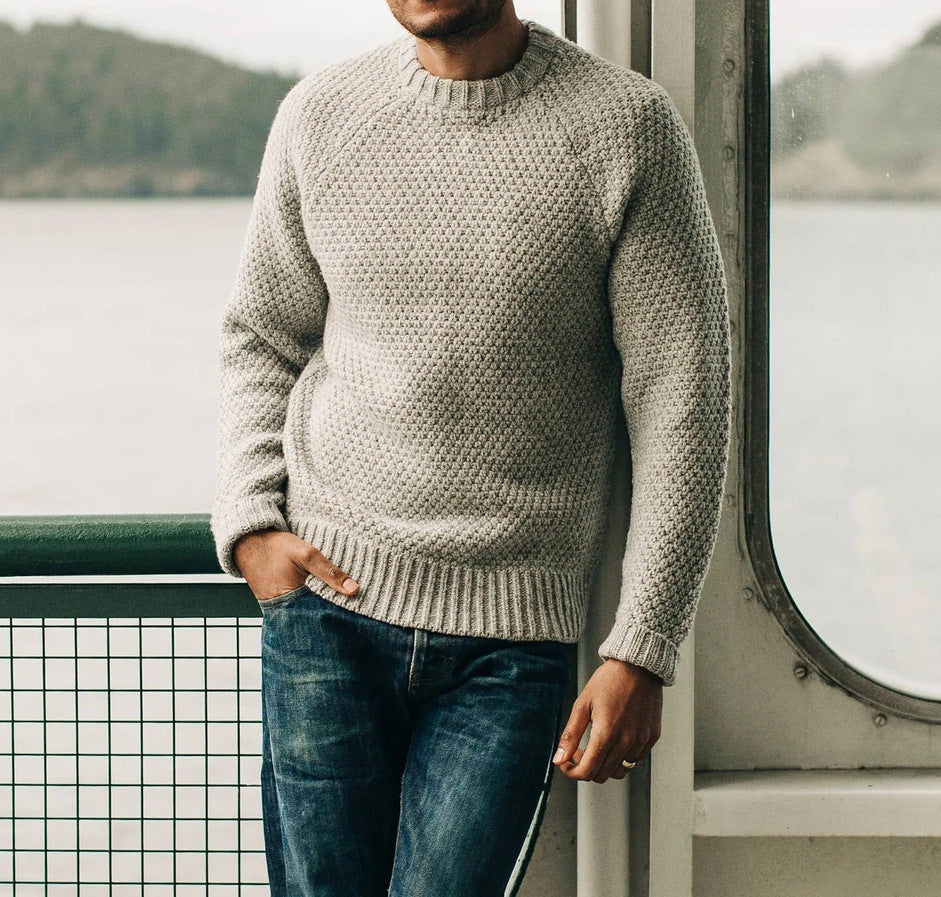 Regent Solid Knit Pullover
