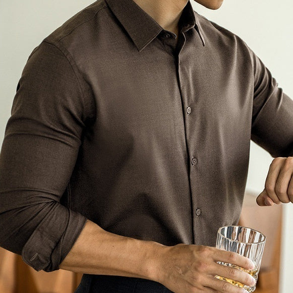 Gentleman's Modal Wool Dress Shirt