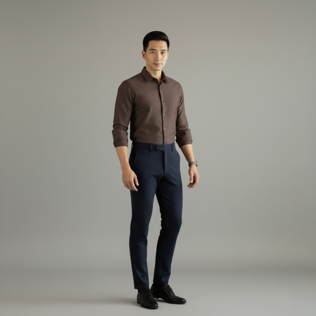 Gentleman's Modal Wool Dress Shirt