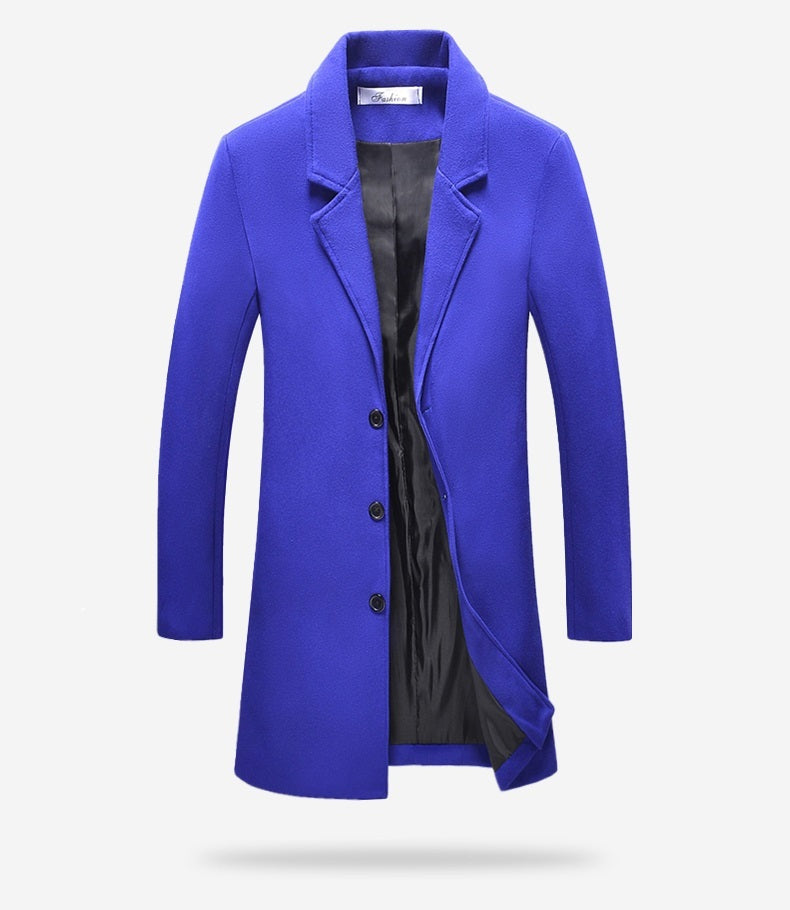 Savile Wool Lapel Trench