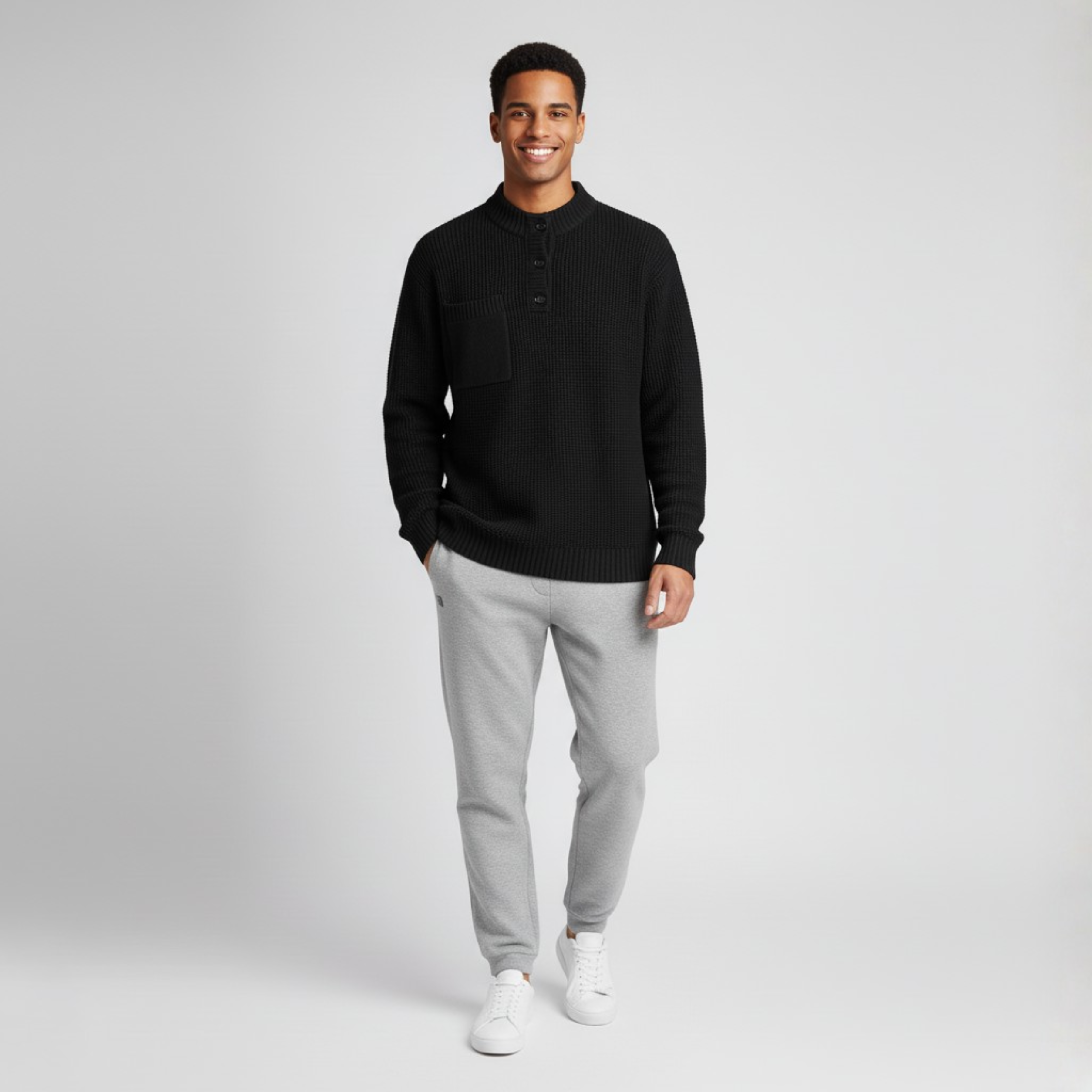 Henry Neck Heritage Sweater