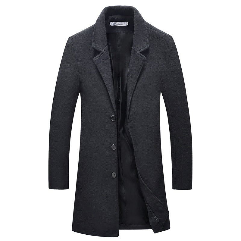 Savile Wool Lapel Trench
