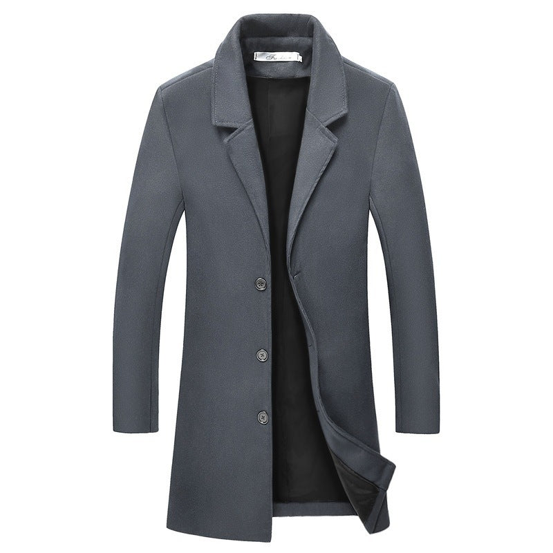 Savile Wool Lapel Trench