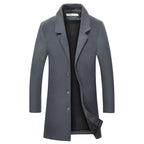 Savile Wool Lapel Trench