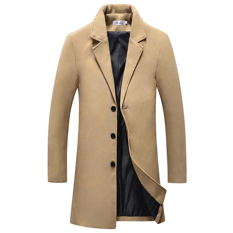Savile Wool Lapel Trench