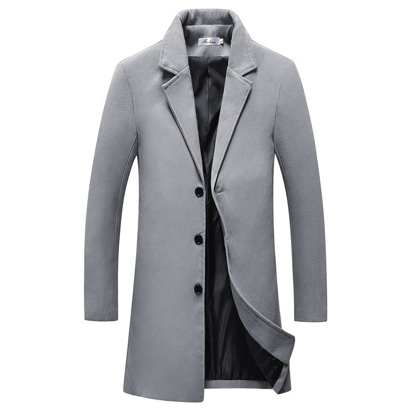 Savile Wool Lapel Trench