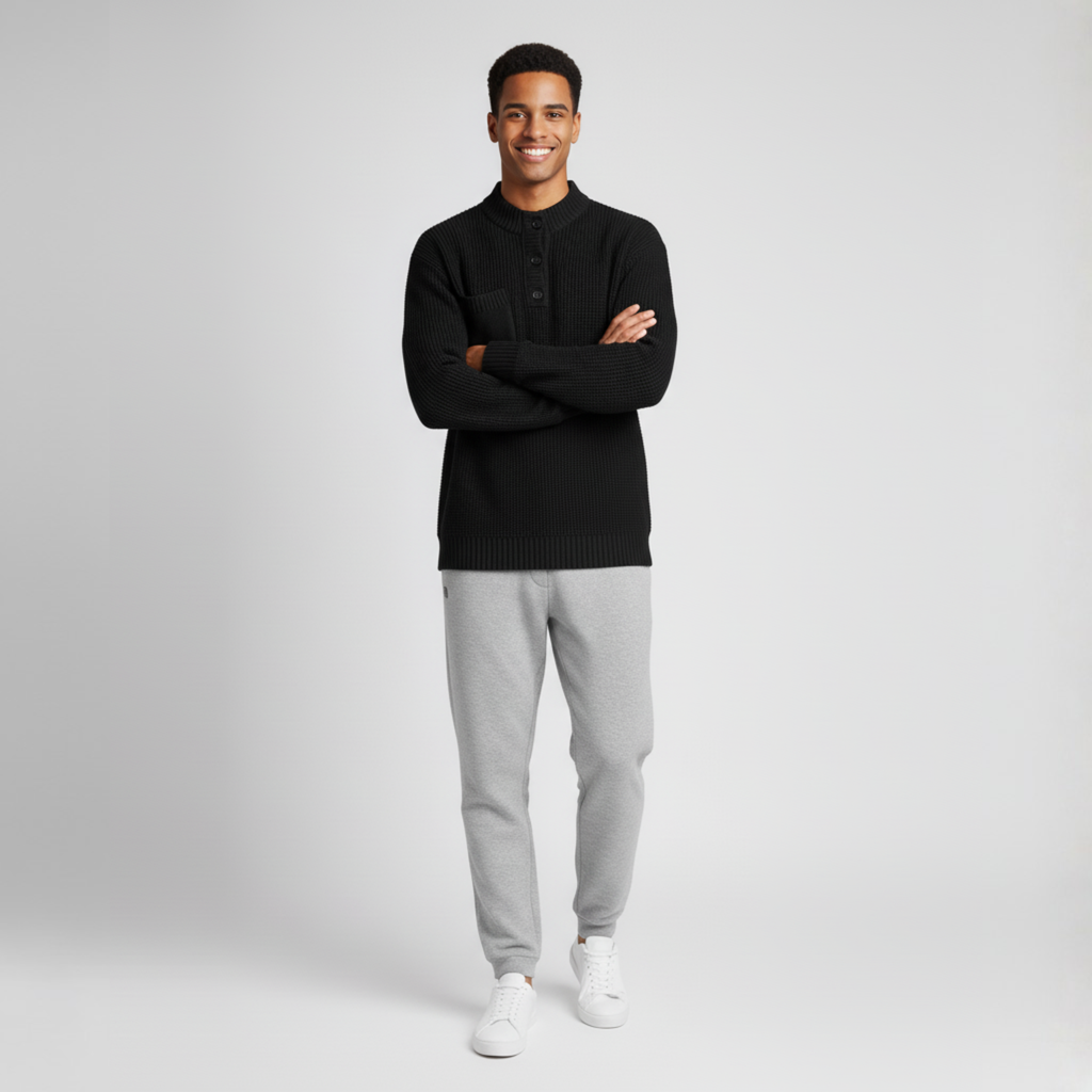 Henry Neck Heritage Sweater