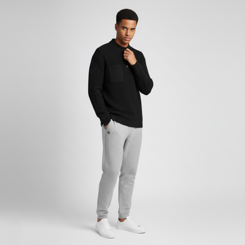 Henry Neck Heritage Sweater