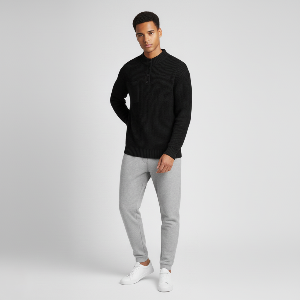 Henry Neck Heritage Sweater