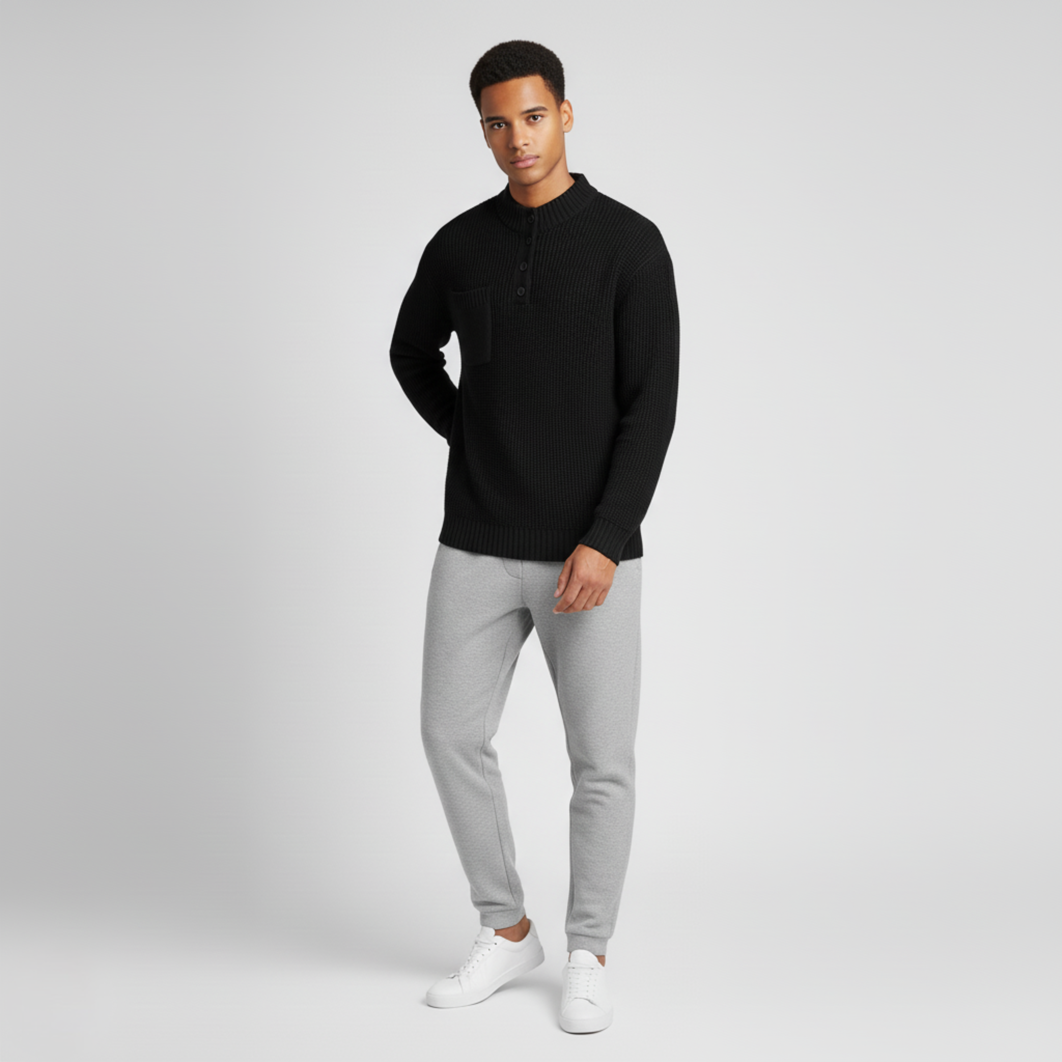 Henry Neck Heritage Sweater