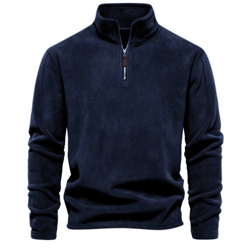 Manor Stand Zip Fleece Pullover