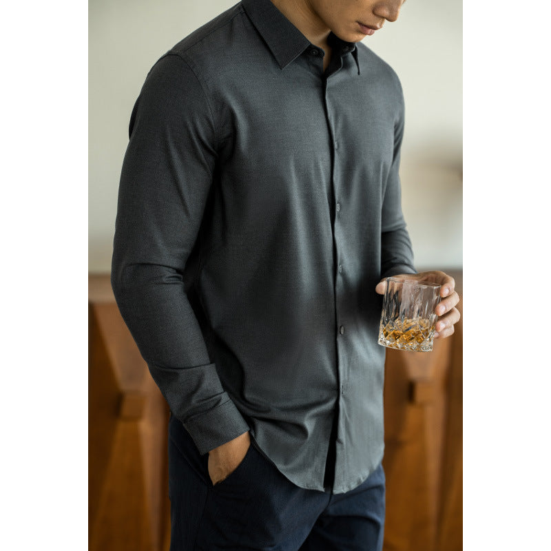 Gentleman's Modal Wool Dress Shirt