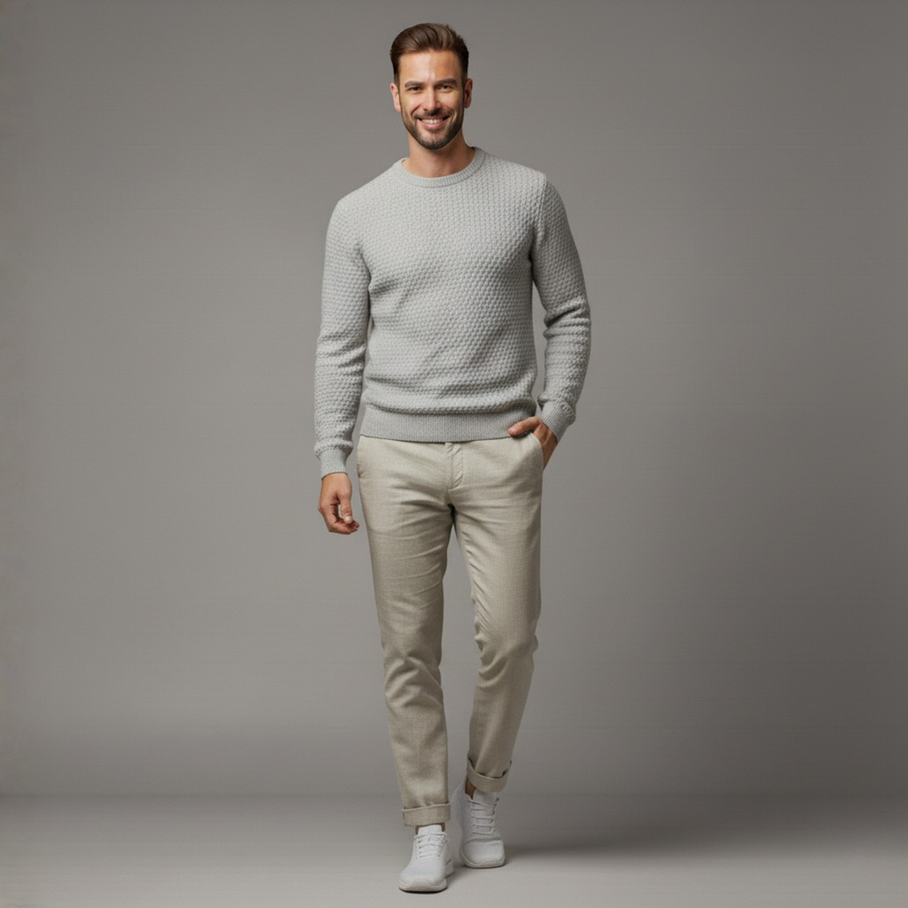 Regent Solid Knit Pullover