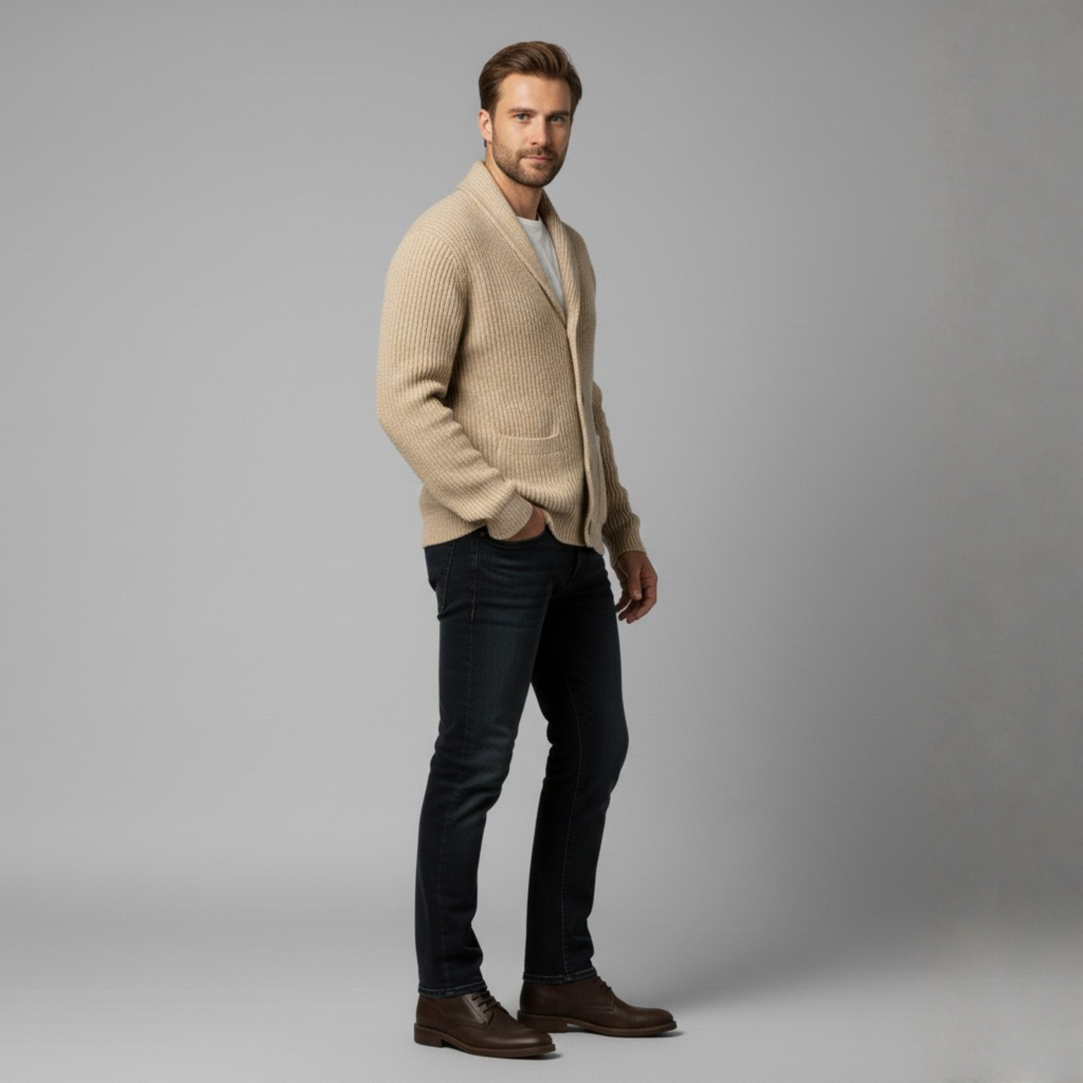 Heritage Buttoned Knitted Cardigan