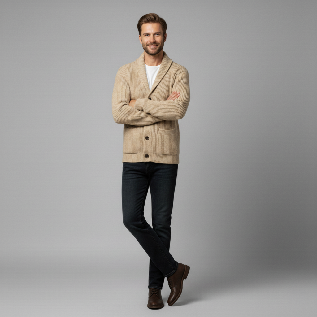 Heritage Buttoned Knitted Cardigan