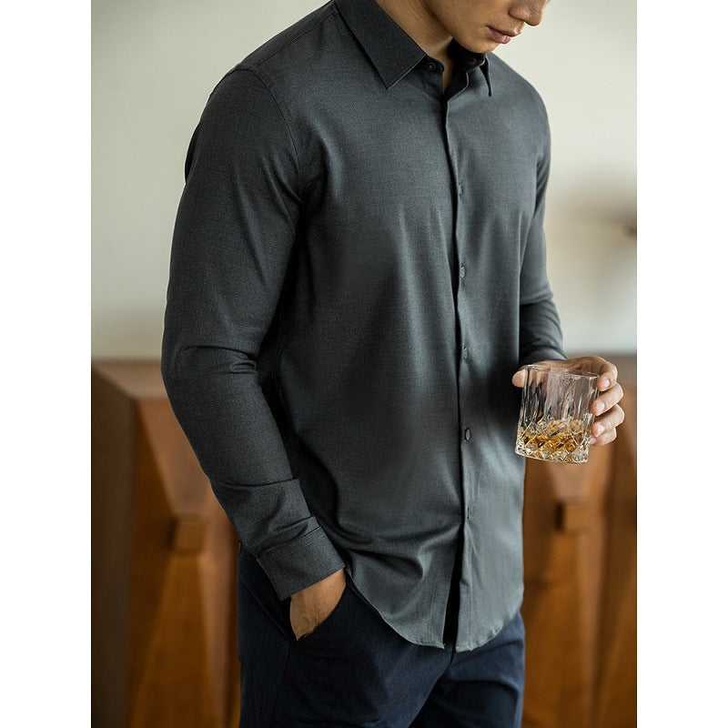 Gentleman's Modal Wool Dress Shirt