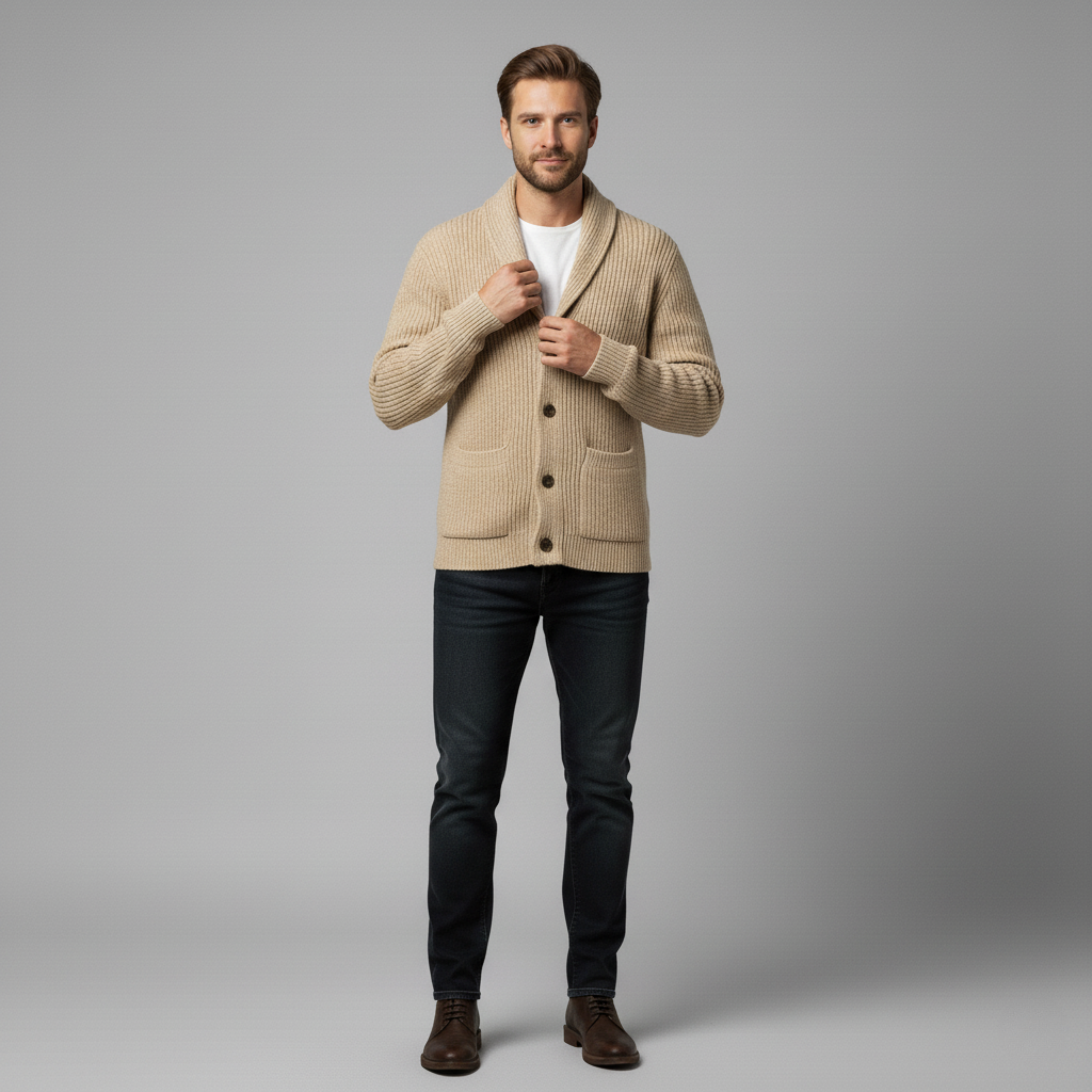 Heritage Buttoned Knitted Cardigan