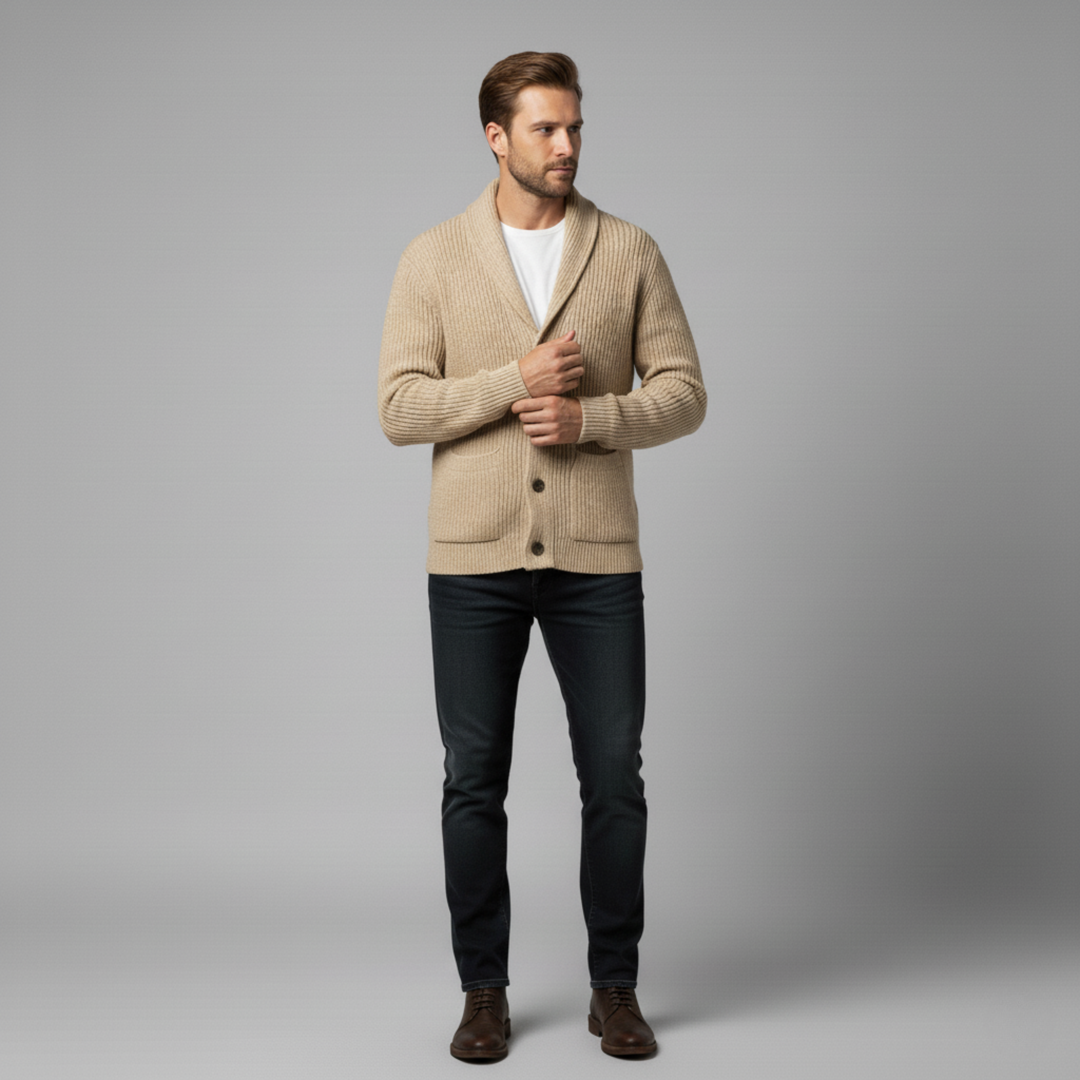 Heritage Buttoned Knitted Cardigan