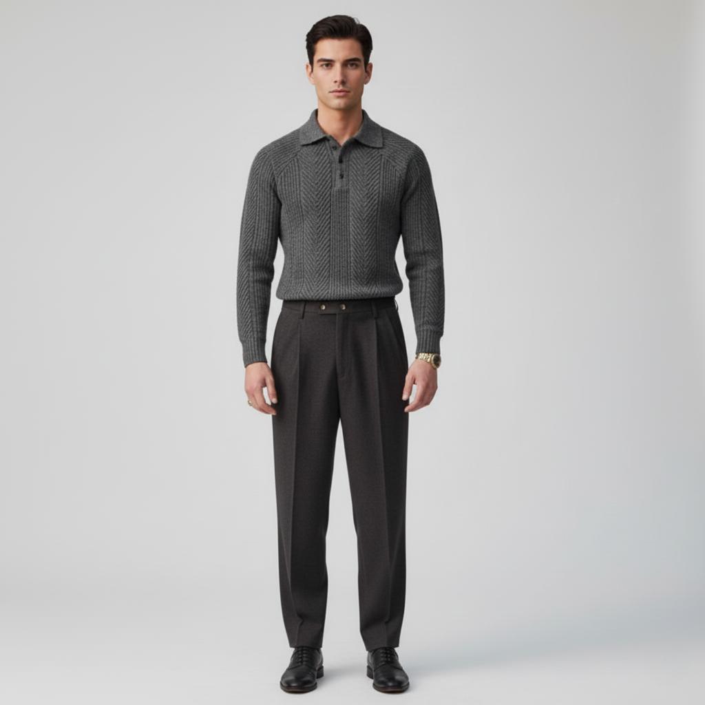 Cambridge Long-Sleeve Knit Top