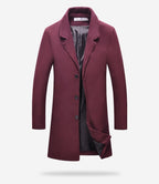 Savile Wool Lapel Trench