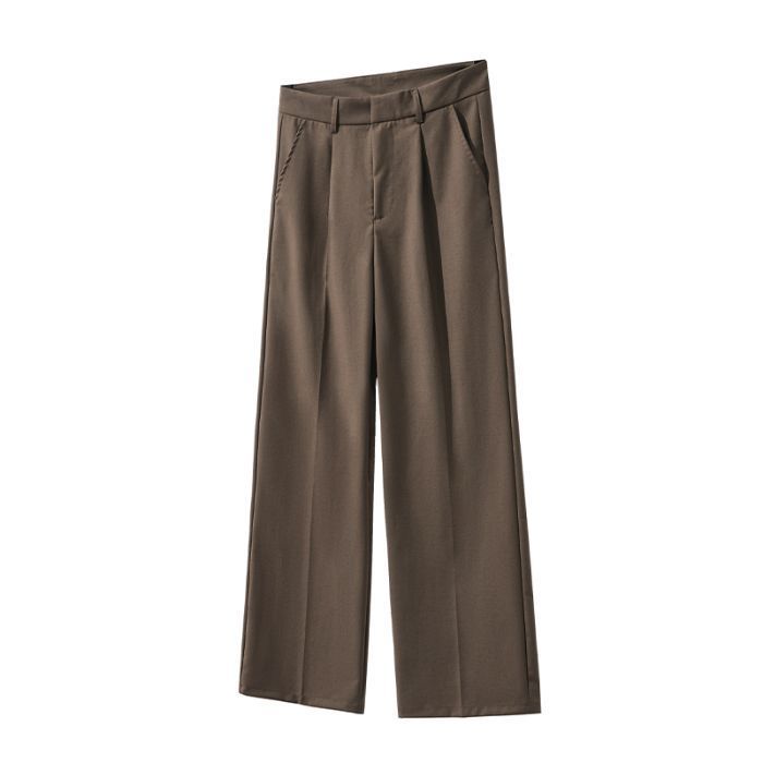 Neutral Row Pleated Casual Suit Pant