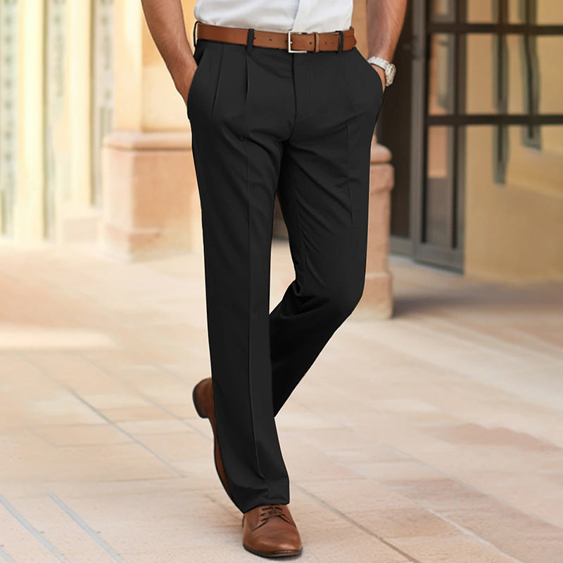 Regent Mid-Waist Office Trousers