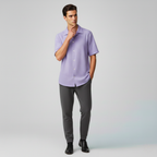 Oxford Short-Sleeve Lapel Shirt