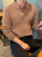 Oxford Waffle Stretch Polo