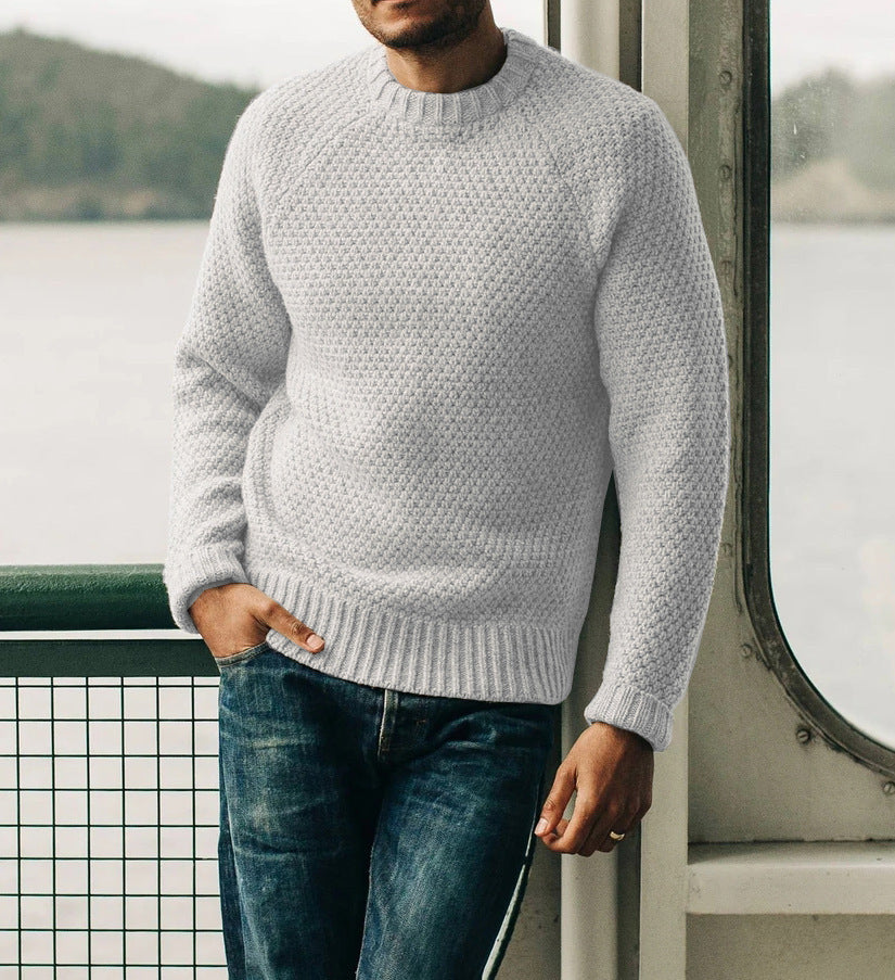 Regent Solid Knit Pullover