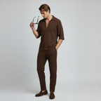 City Estate Short-Sleeve Suit Set