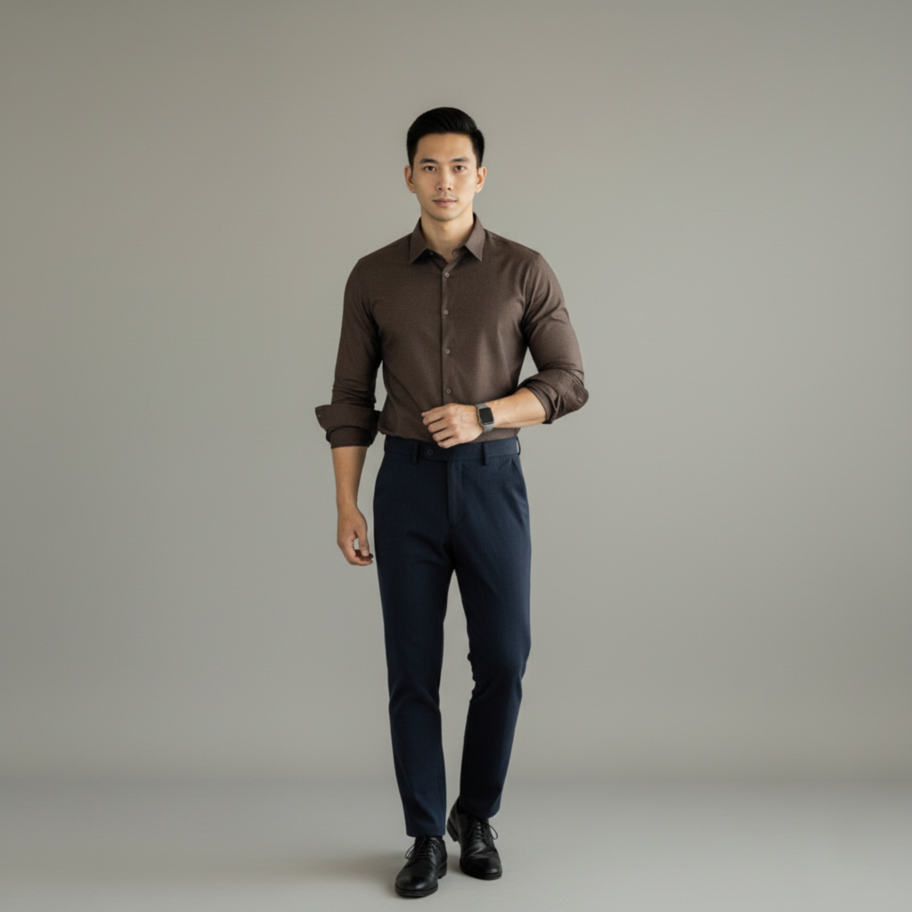 Gentleman's Modal Wool Dress Shirt