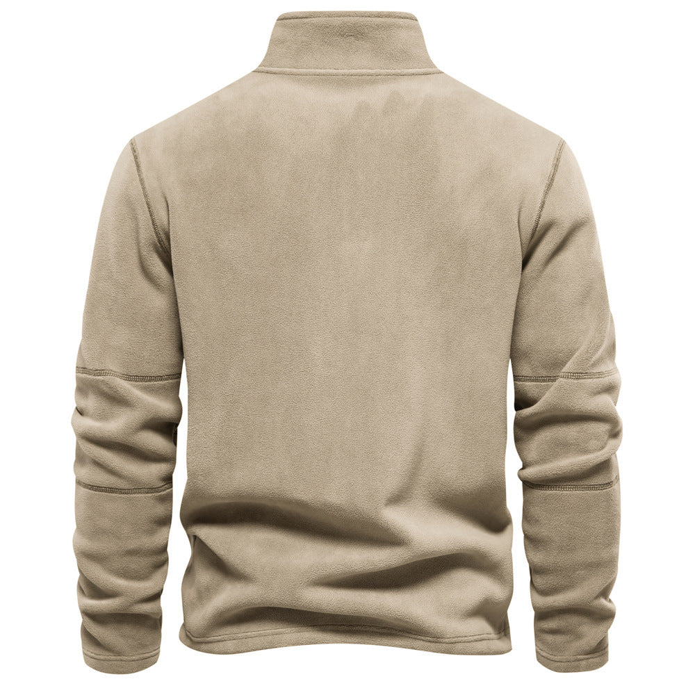 Manor Stand Zip Fleece Pullover