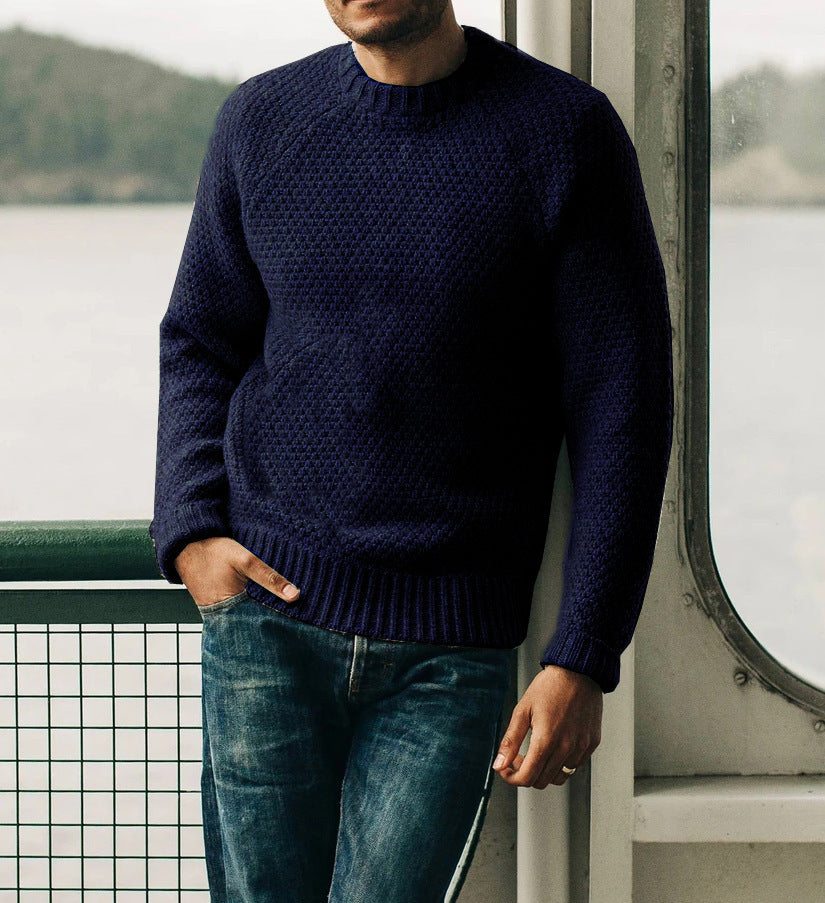 Regent Solid Knit Pullover