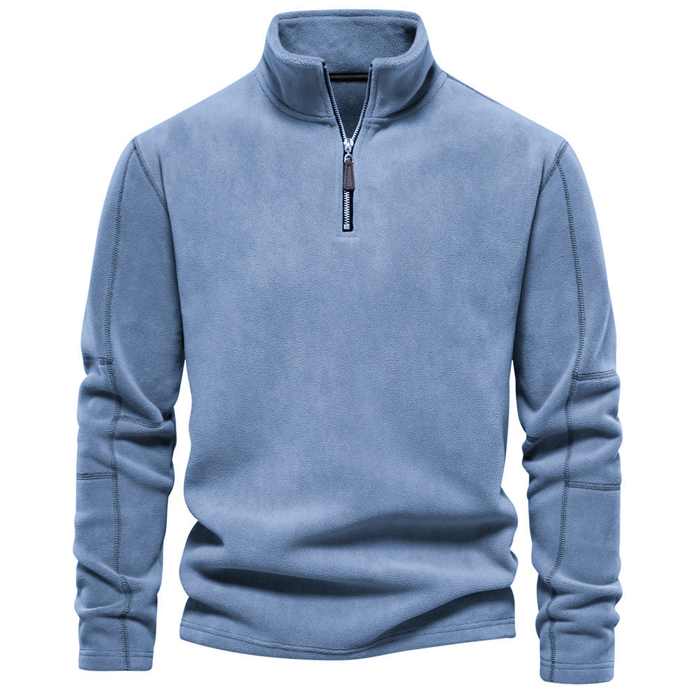 Manor Stand Zip Fleece Pullover