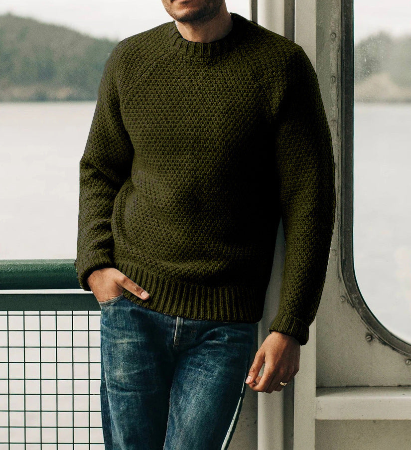 Regent Solid Knit Pullover