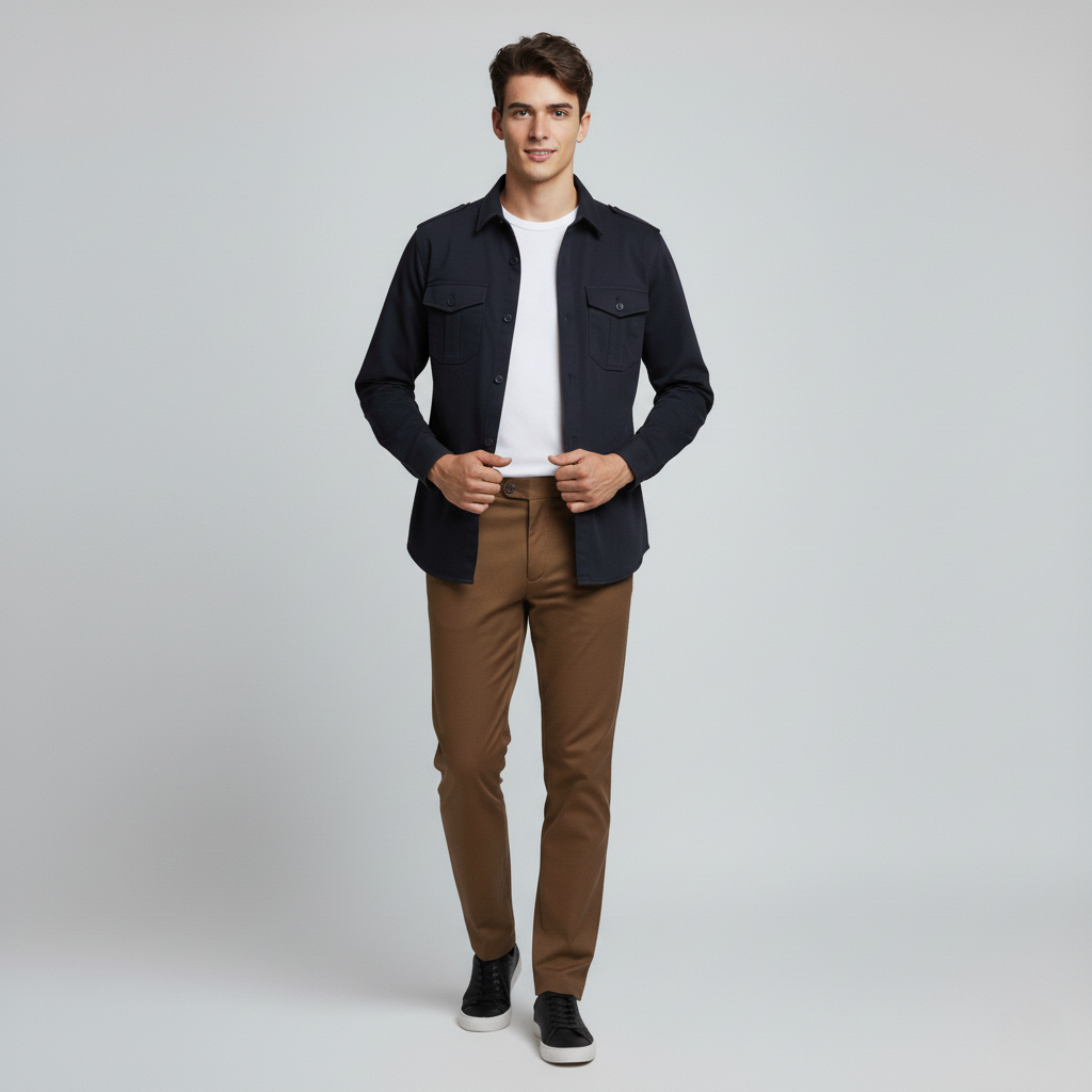 Manor Linen Blend Polo