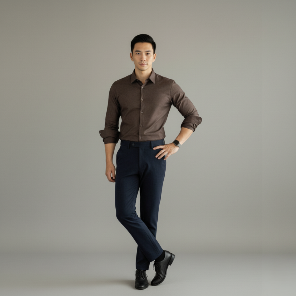 Gentleman's Modal Wool Dress Shirt