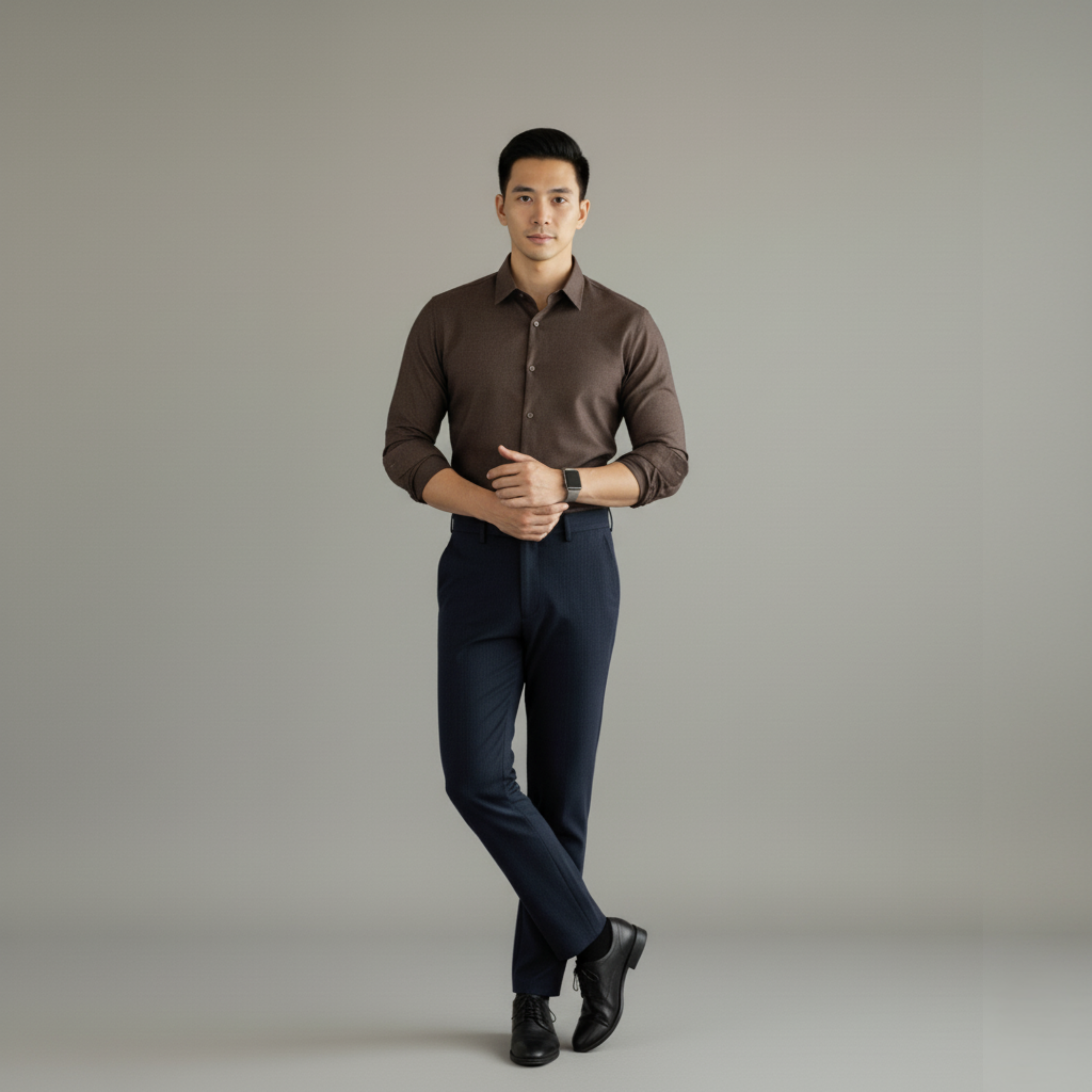 Gentleman's Modal Wool Dress Shirt