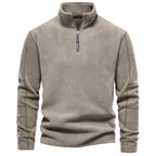Manor Stand Zip Fleece Pullover