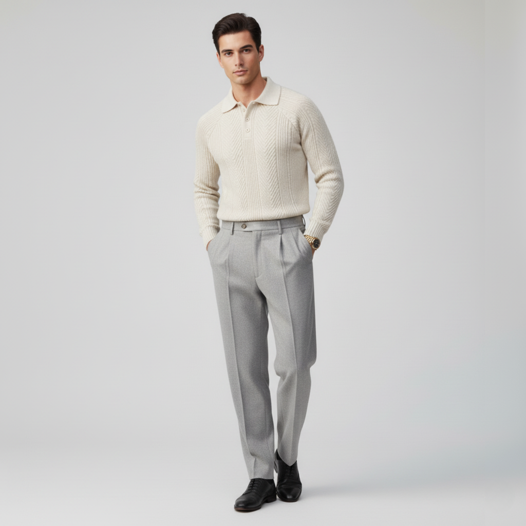 Cambridge Long-Sleeve Knit Top