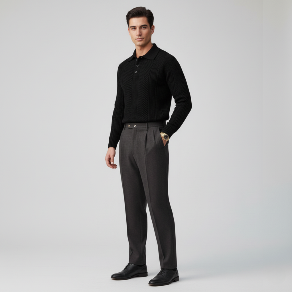 Cambridge Long-Sleeve Knit Top