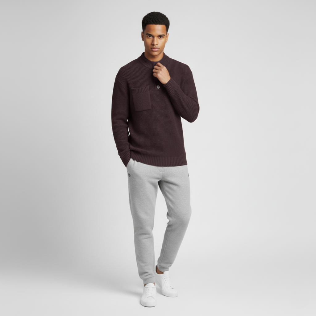 Henry Neck Heritage Sweater