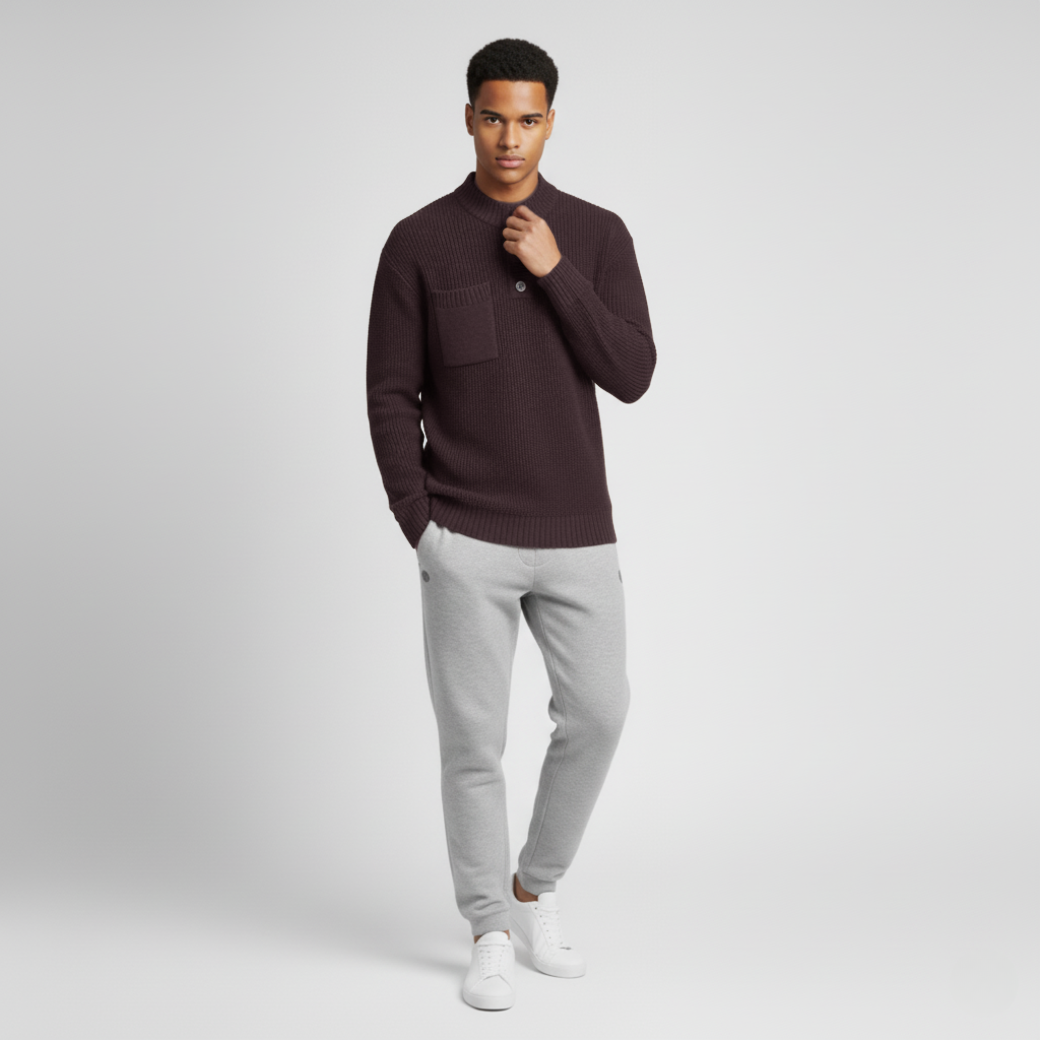 Henry Neck Heritage Sweater