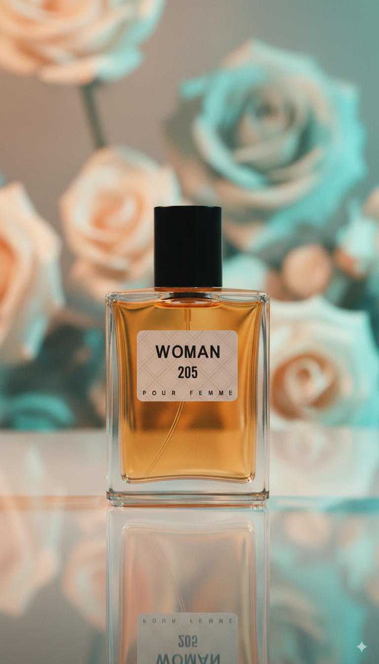 Set de 3 perfumes: Kashmere Candy, Woman 205 para Mujer, Jardin para Mujer