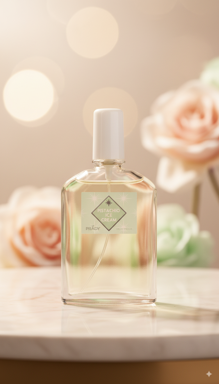 Set de 3 perfumes: Kashmere Candy, Pistachio Ice Cream, Flair pour Femme