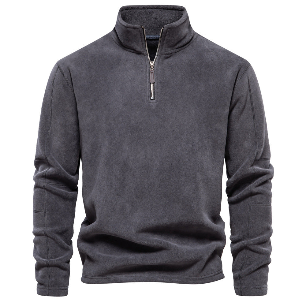 Manor Stand Zip Fleece Pullover