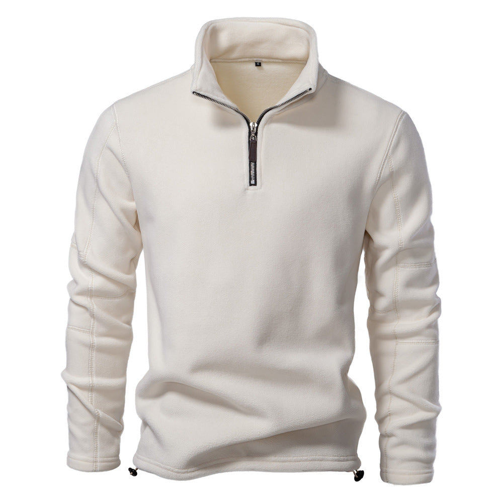 Manor Stand Zip Fleece Pullover
