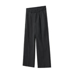 Neutral Row Pleated Casual Suit Pant