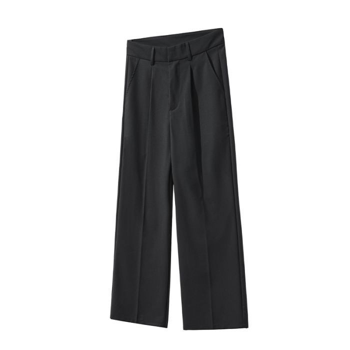 Neutral Row Pleated Casual Suit Pant