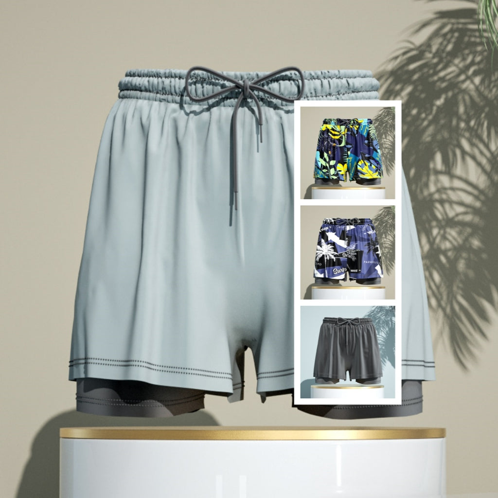 Coastal Breeze Convertible Swim Shorts